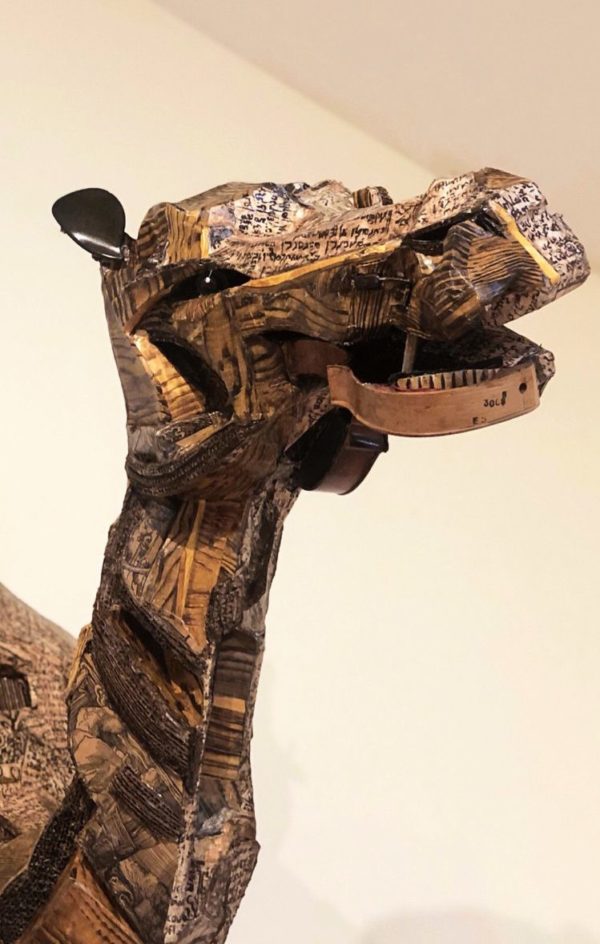 Cardboard Menagerie Rich Entel Giraffe Maine Jewish Museum