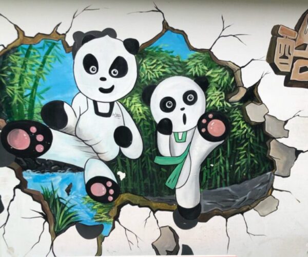 Kung Fu Panda Mural Chengdu