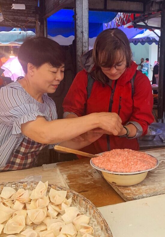 Chengdu Market Visit Dumpling Making