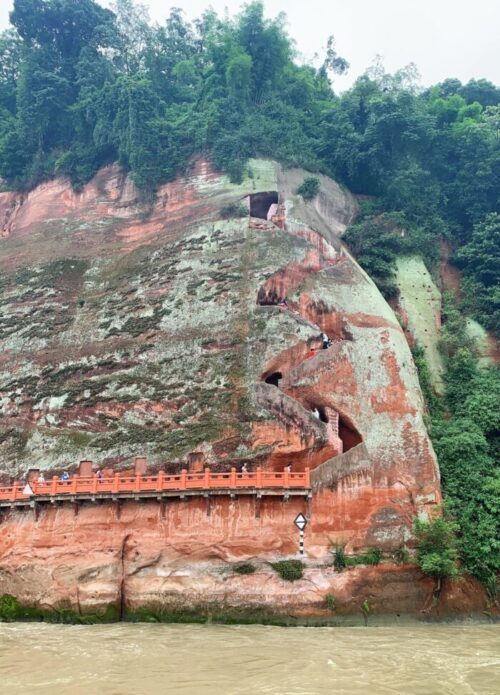 Leshan Buddha Stairs Up