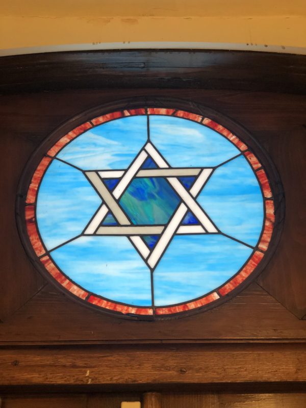 Star of David Stained Glass Window Portland Jewish Museum
