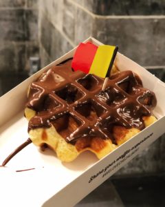 Belgian Liège Waffle with Chocolate Chez Albert