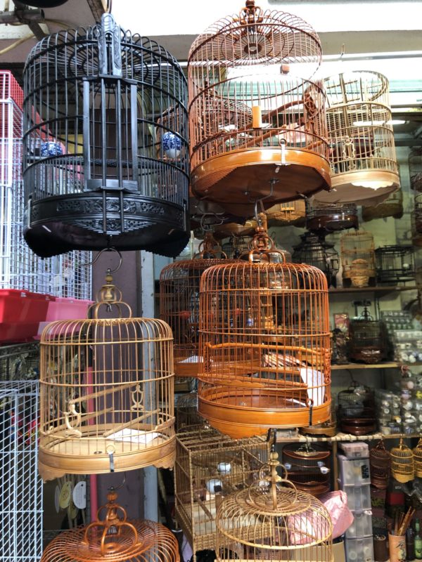 Bird Market Hong Kong Cages