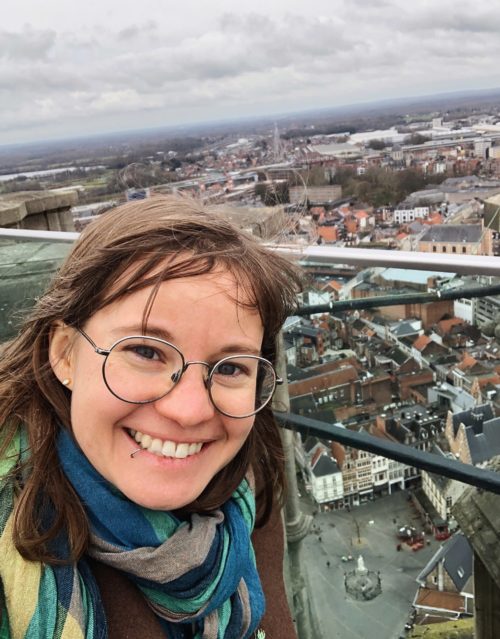 Selfie at St. Rumbold's Tower Skywalk
