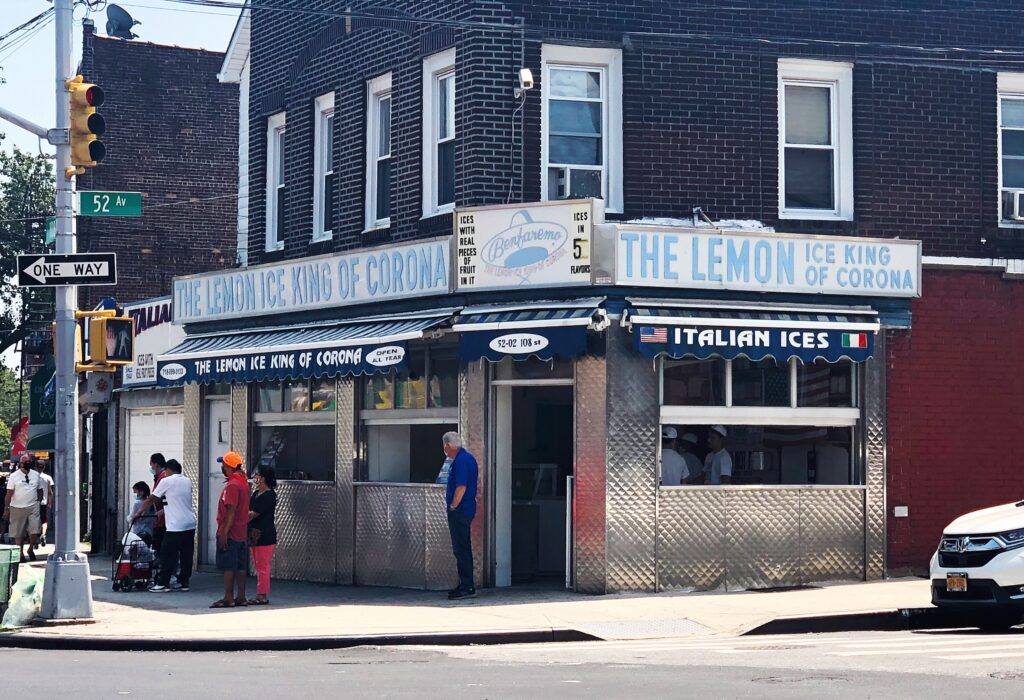 Lemon Ice King of Corona Storefront serving best desserts in New York City in Queens