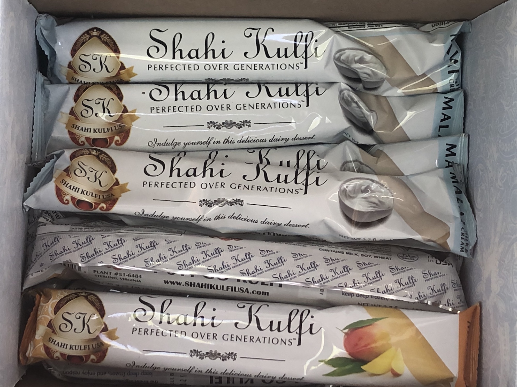Packaged Kulfi from Queens