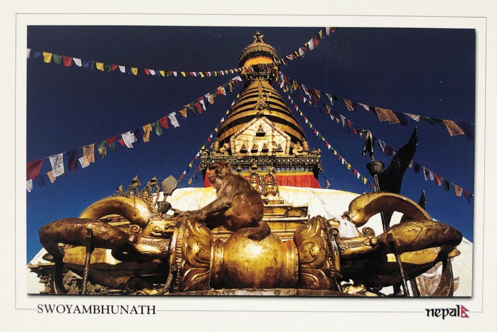 Swayambhunath in Kathmandu Nepal