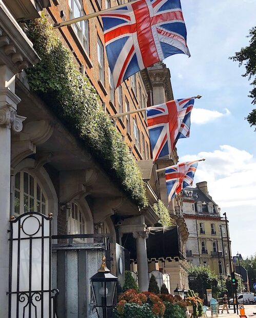 British Flags and Best Places to Visit in London