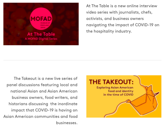 MOFAD COVID19 Programming