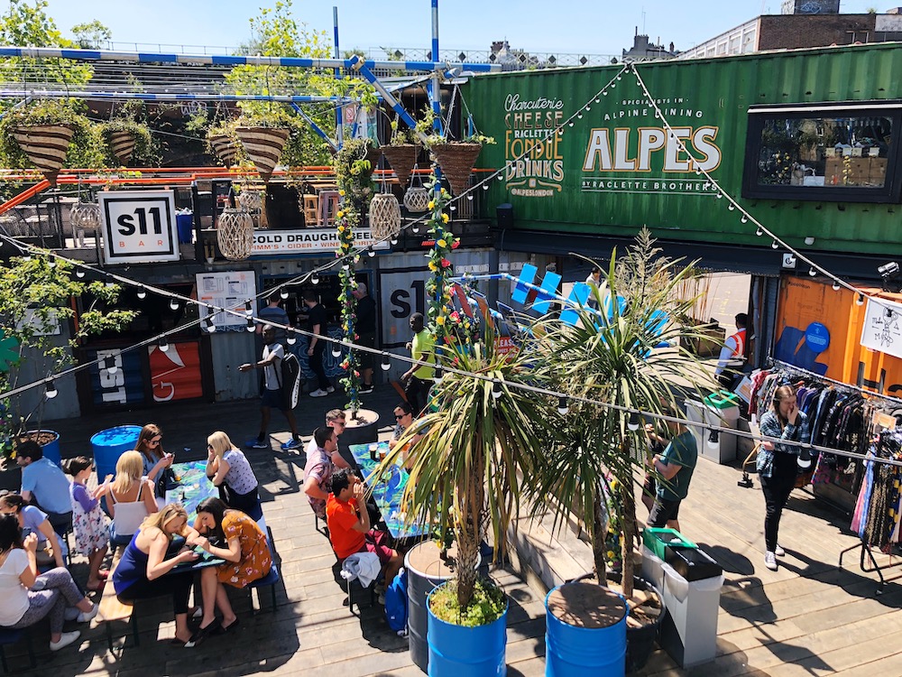 POP Brixton with Outdoor Seating on a Summer Day - Top Places to Visit in London