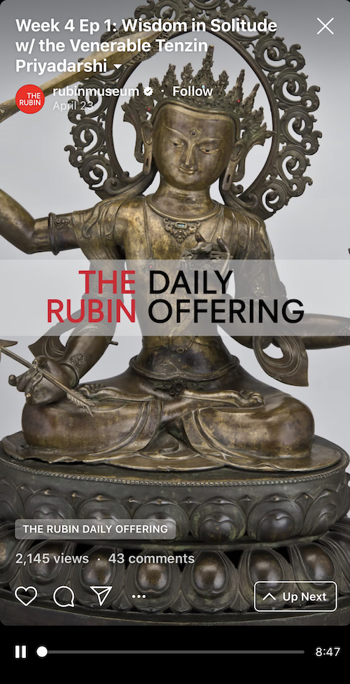 Rubin Daily Offering Solitude