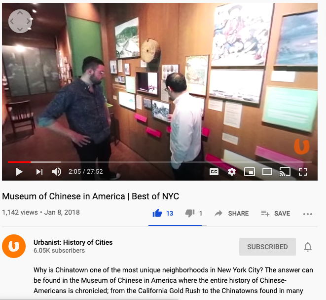 MOCA YouTube Tour with Urbanist in 360 Video