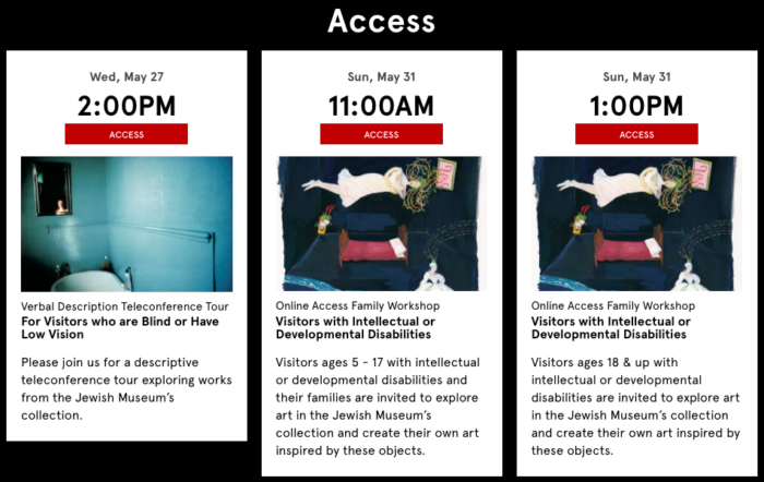 Access Programming Online at The Jewish Museum