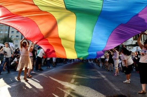 Rainbow Flag at Pride / Orgullo Celebration in Buenos Aires Pride Around the World
