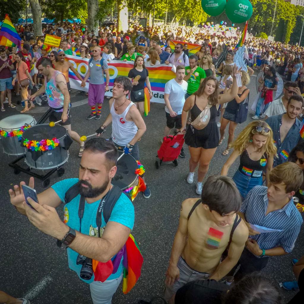 Pride Celebration in Madrid, Spain - Parade of Gay Pride - Photo Credit: The Globetrotter Guys