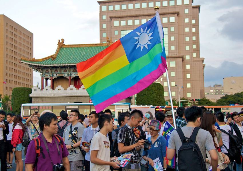 Taiwan Rainbow Flag by Nick Kembel