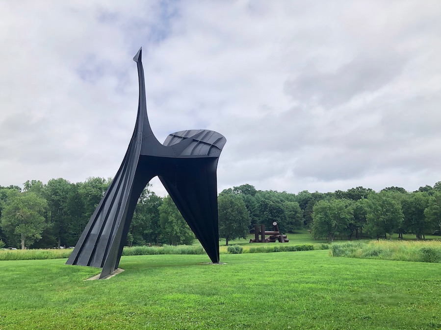 The Arch by Alexander Calder at Storm King in the Summer