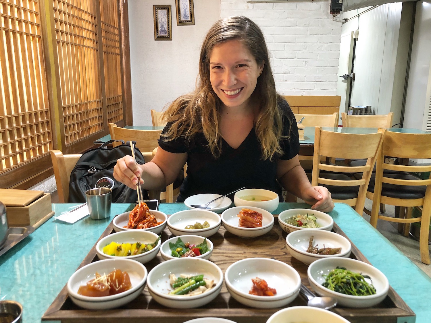 Banchan in Jeonju, South Korea