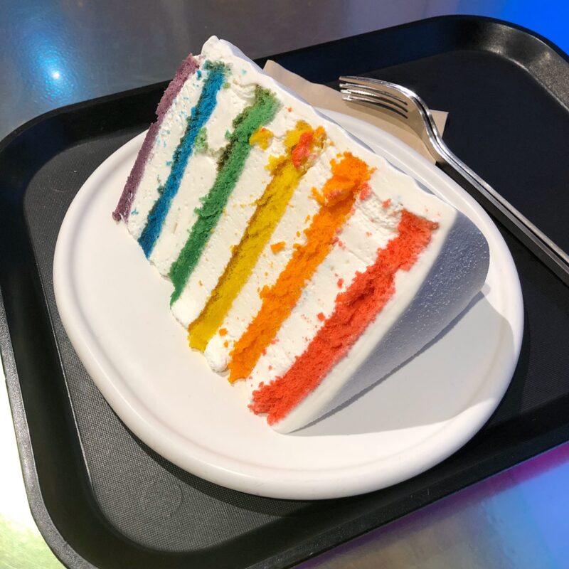 Rainbow Cake from Doré Doré in Seoul