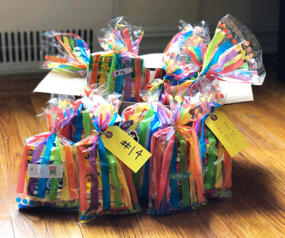 Snack Box with Rainbow Bags