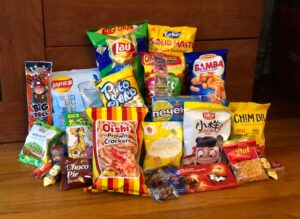 International Snacks from Around the World for DIY Snack Box