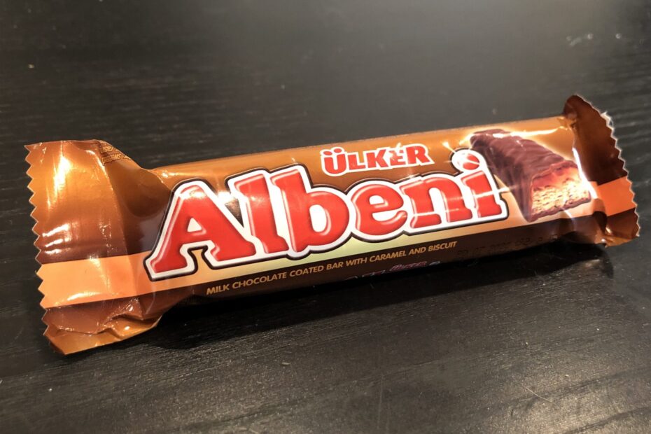 Albeni Snack Bar on a table