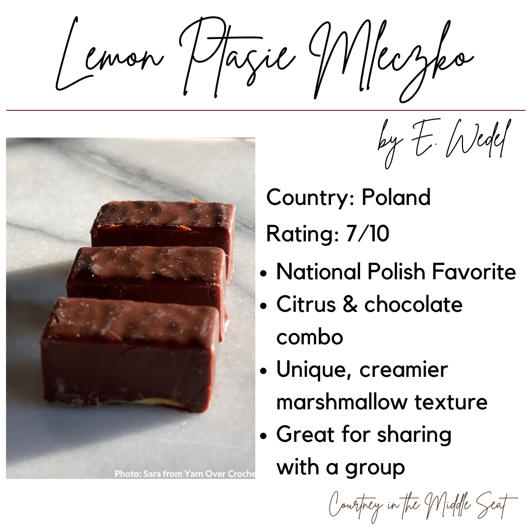 Lemon Ptasie Mleczko by E. Wedel Snack Review Card