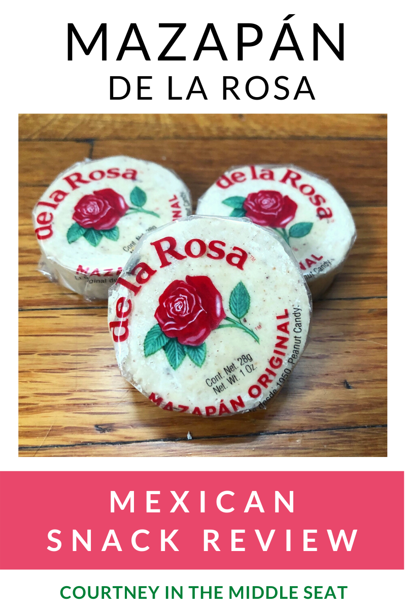 de la Rosa mazapán candy snack review pin