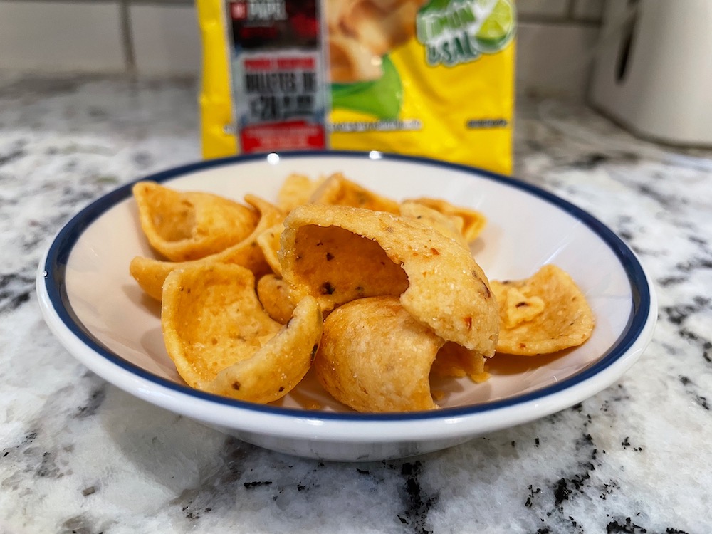 Limón y Sal Fritos Up Close in a small dish