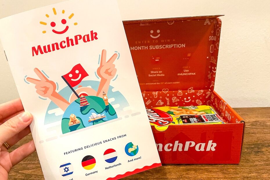 February 2021 MunchPak Mini Box Open with Booklet