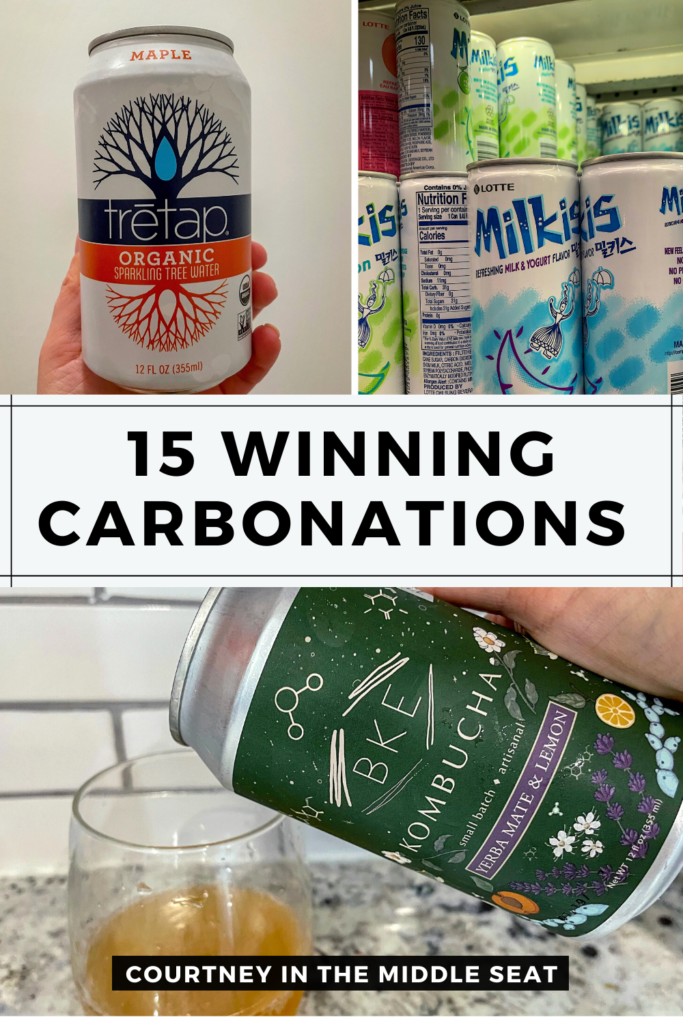 Pin advertising blog post on 15 winning carbonations/ 15 of the best sparkling drinks