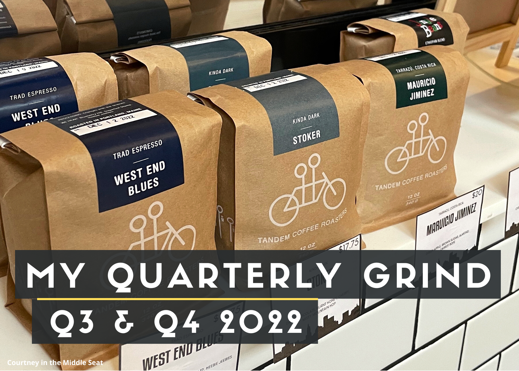 My Quarterly Grind Cover Photo for Coffee Recommendations from late 2022