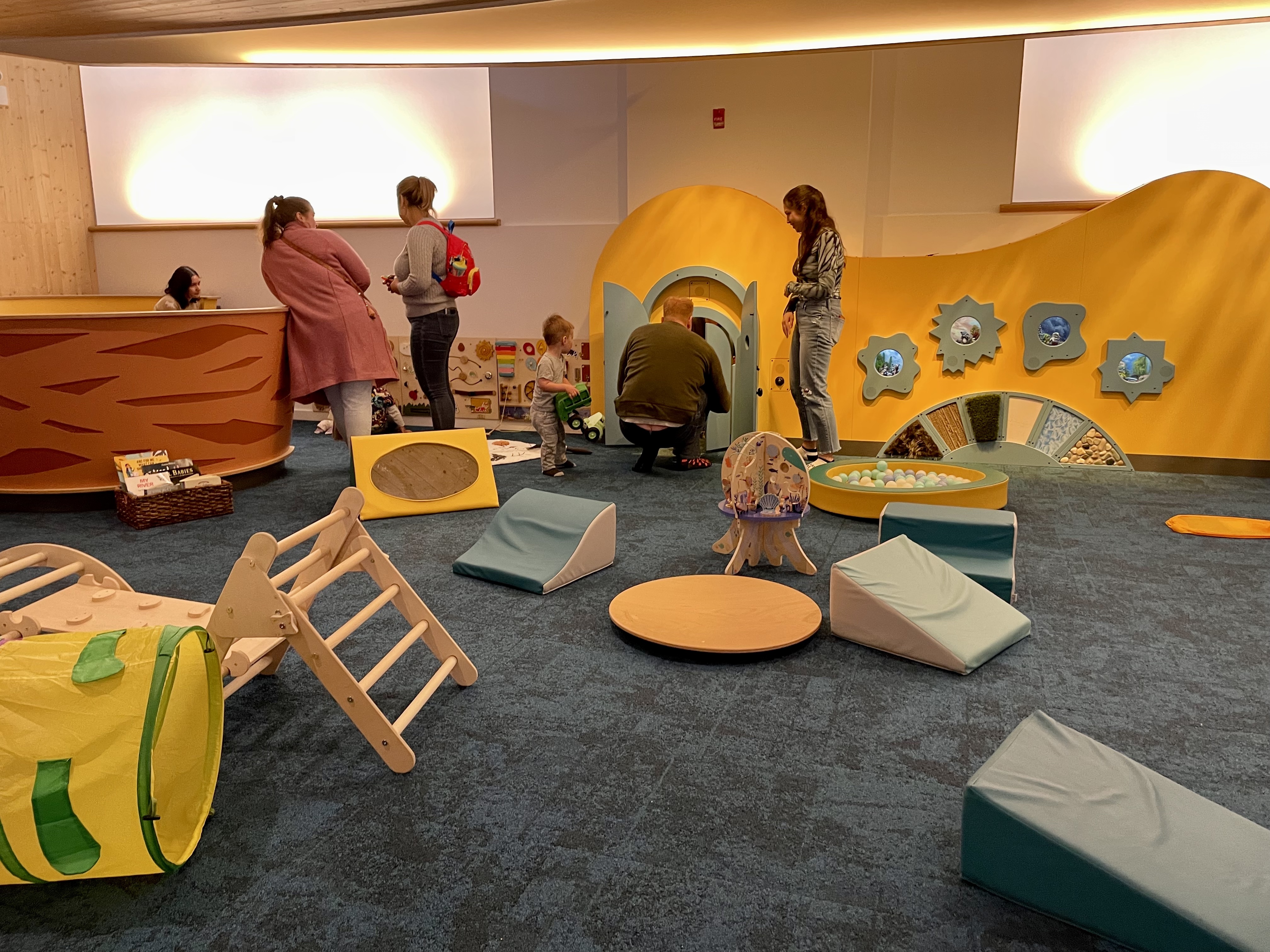 Toddler Play & Reading Area at the Bronx Children's Museum